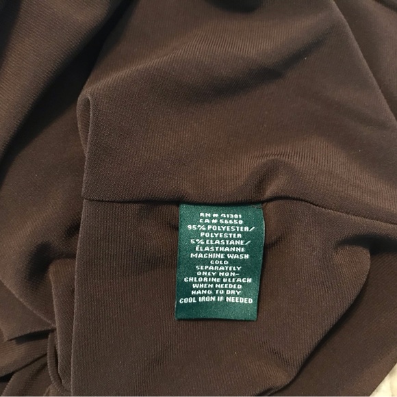 Ralph Lauren Leopard Print Keyhole Midi Dress - Picture 4 of 8